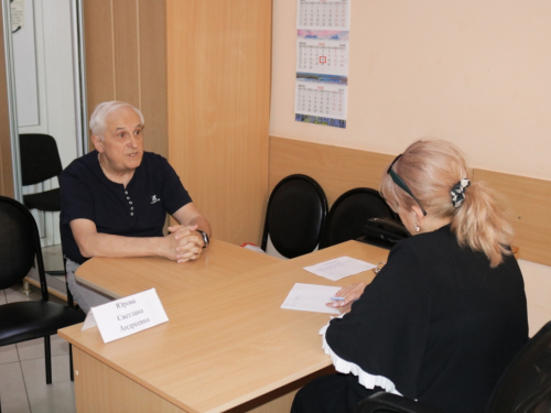 Прием жителей района