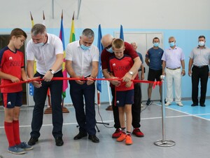 Торжественное открытие спортзала Центрального дома культуры п.Венцы