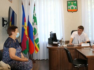 Приём граждан главой муниципалитета в п. Кубань