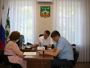 Приём граждан главой муниципалитета в п. Кубань