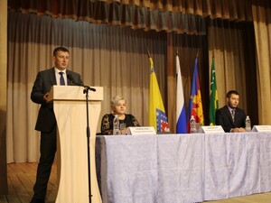 Торжественное заседания Совета Тысячного сельского поселения Гулькевичского района
