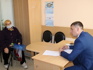 Приём граждан главой муниципалитета А.А. Шишикиным