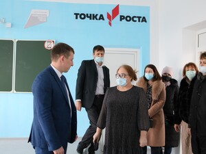 Глава района А.А. Шишикин посетил объекты социальной сферы Пушкинского сельского поселения