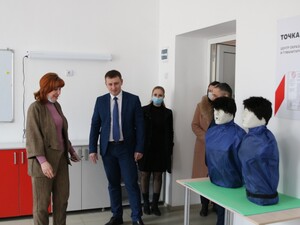 Глава района посетил СОШ № 13 п. Венцы