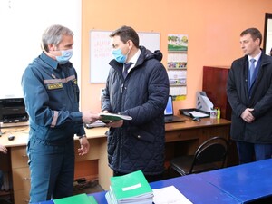 Министр ГО и ЧС края был с рабочей поездкой в Гулькевичском районе
