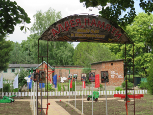 В поселке Комсомольском в детском саду открылась «Аллея Памяти»