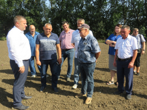 Министр сельского хозяйства и перерабатывающей промышленности Краснодарского края посетил Отрадо-Ольгинские поля