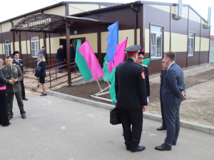 В Кропоткинском казачьем кадетском корпусе открыли зал единоборств
