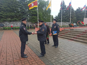 Полицейские Гулькевичского района обеспечили общественный порядок и приняли участие в торжественных мероприятиях посвященных Великой Победе