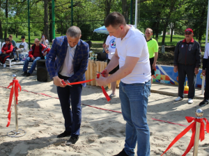 Глава района Александр Шишикин открыл очередной спортивный объект