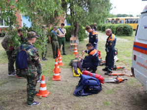 Подведение итогов районных военно-полевых сборов десятиклассников