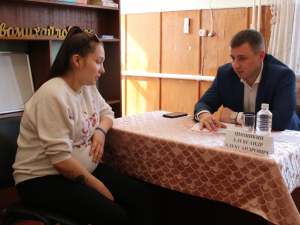 Александр Шишикин провёл выездной приём жителей в селе Новомихайловском.