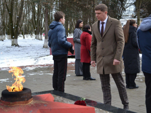 В поселке Кубань на мемориале «Вечный огонь» состоялся митинг, посвящённый освобождению Гулькевичского района от немецко-фашистских захватчиков