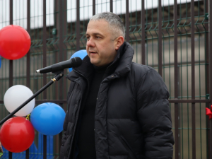 Открытие городошной площадки в п.Венцы