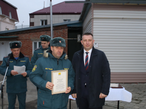 Александр Шишикин поздравил спасателей Гулькевичского района с профессиональным праздником.