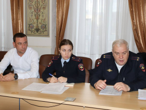 Заседание районной комиссии по безопасности дорожного движения.