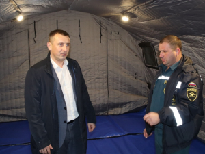«Служба спасения» Гулькевичского района получила пневмокаркасные палатки.