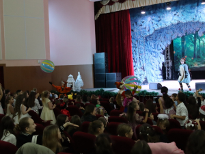 Новогоднее представление для юных жителей Гулькевичского района. 