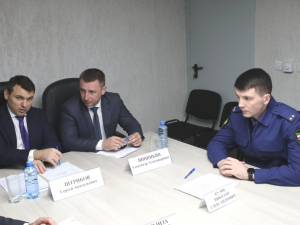 Район с рабочей поездкой посетил министр ГО и ЧС Краснодарского края Сергей Штриков