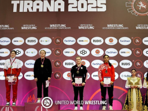 Наша землячка Кристина Братчикова завоевала золото чемпионата Европы U‑23 по спортивной борьбе.