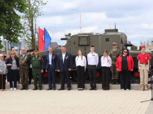 Сегодня на аллее боевой славы в г.Гулькевичи состоялось открытие мемориала в память погибшим участникам специальной военной операции. 