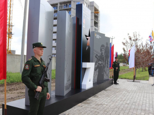 Сегодня на аллее боевой славы в г.Гулькевичи состоялось открытие мемориала в память погибшим участникам специальной военной операции. 