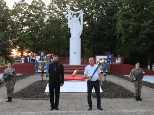 В хуторе Тысячном зажгли Вечный огонь