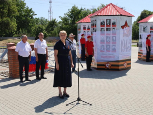 В селе Отрадо-Кубанском открыли стену Памяти