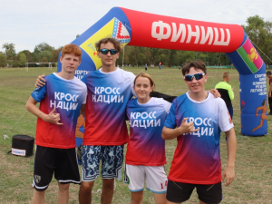 Районные спортсмены участвовали в «Кроссе Нации»