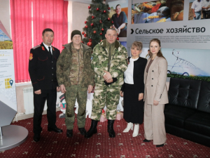 Подарки от ребят бойцам