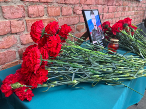 Сегодня в школе № 20 с. Новомихайловского открыли памятную мемориальную доску защитнику нашей Родины Ивану Чуйкину.
