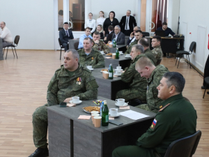 Награждение с Днем Защитника Отечества сотрудников военного комиссариата - ветеранов СВО