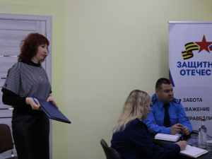 Сегодня в Фонде Защитников Отечества состоялся приём граждан, который провел прокурор района Владимир Хлынов.