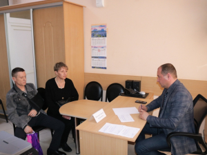 Прием жителей района