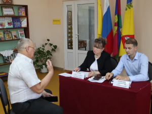 Выездной прием жителей Пушкинского сельского поселения