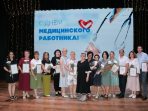 В районе чествовали медицинских работников