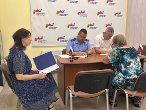 Руководством прокуратуры Гулькевичского района проведен прием в филиале фонда поддержки специальной военной операции «Защитники Отечества»